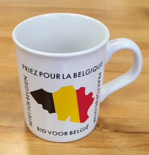 Mug Prier pour la Belgique