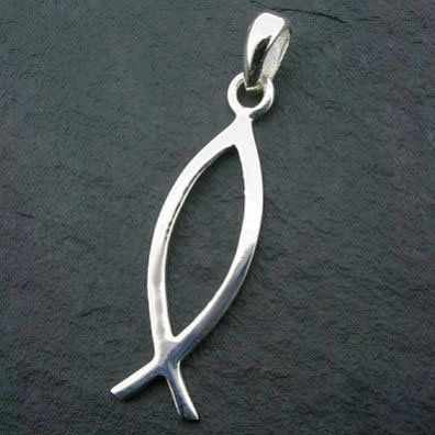 Pendentif ICHTUS argent 2,5cm