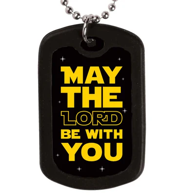 Collier militaire May the Lord be with you