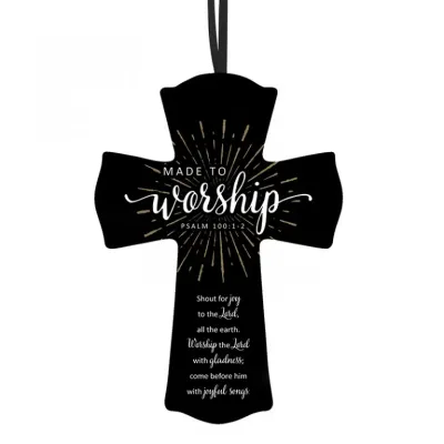 Wall Cross - Made to worship
