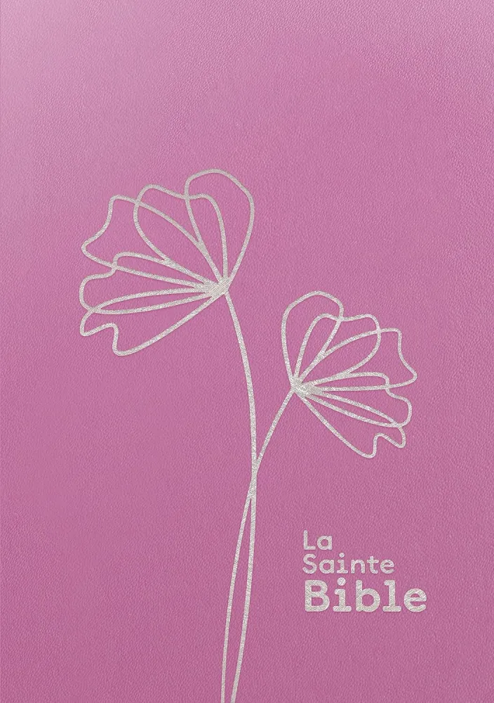Bible Segond 1910 famille souple rose