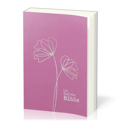Bible Segond 1910 famille souple rose