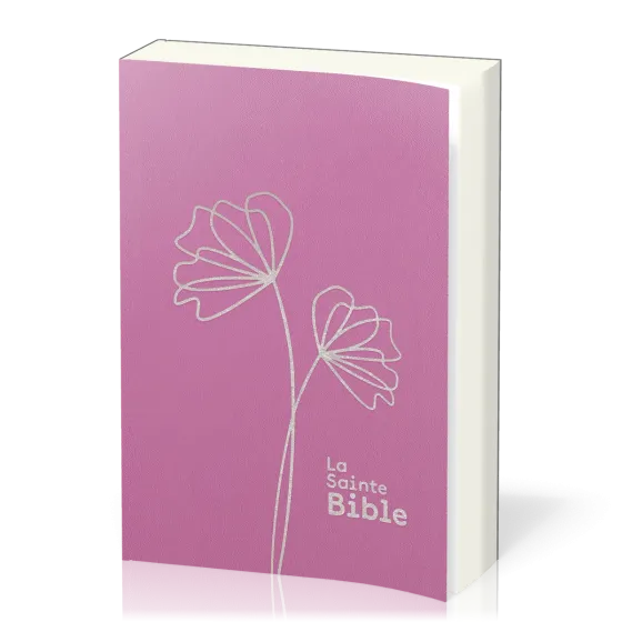 Bible Segond 1910 famille souple rose