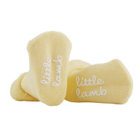 Chaussette Bébé jaune - Little lamb