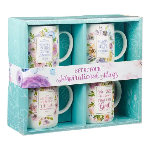 Mug set Floral collection (4)