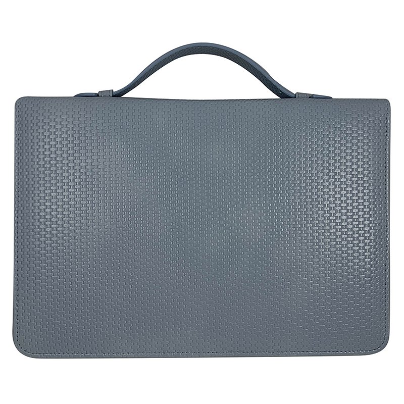 Housse L Love never fails - 1 Corinthians 13 bleu