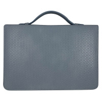 Housse L Love never fails - 1 Corinthians 13 bleu