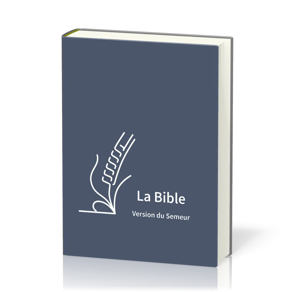 Bible Semeur rigide textile bleu
