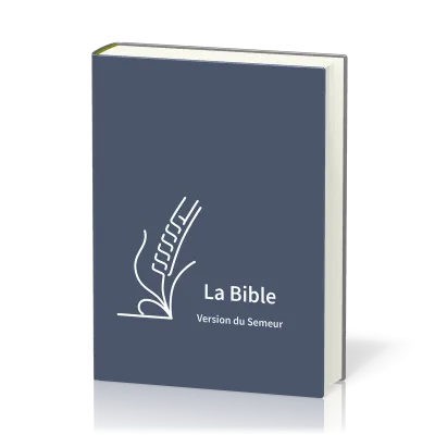 Bible Semeur rigide textile bleu