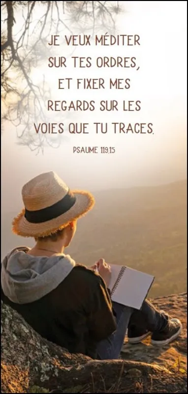 Marque-page magnet - Psaume 119:15