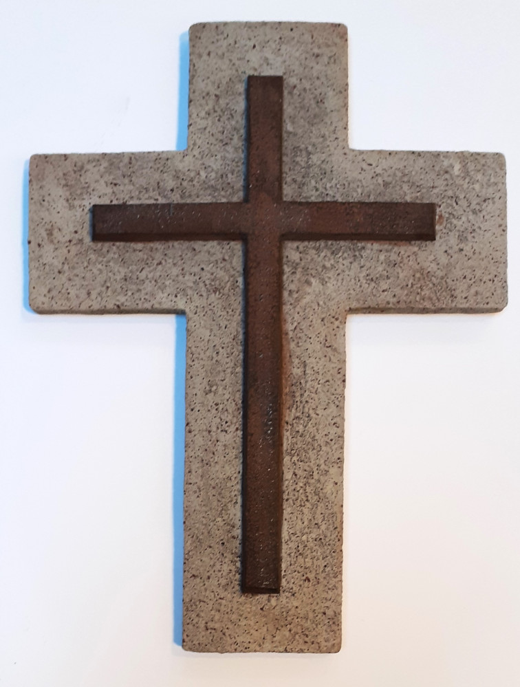 Wall Cross Resin 30cm