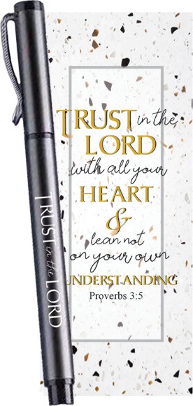 Stylo gel Trust in the Lord - Proverbs 3:5