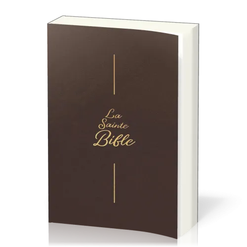 Bible Segond 1910 famille souple brun