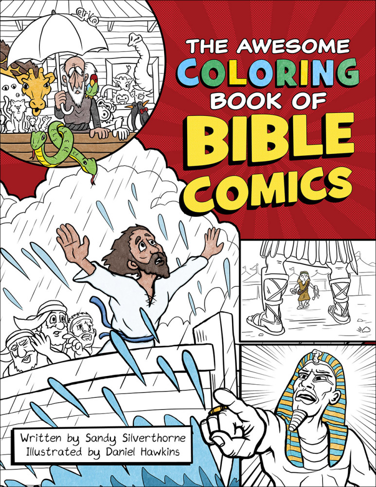 The awesome coloring book of Bible comics