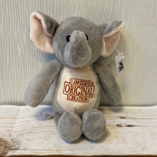 Peluche éléphant - I am God's original creation
