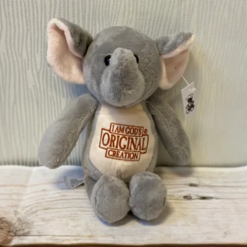 Peluche éléphant - I am God's original creation