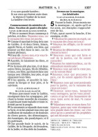 Bible Segond 1910 famille souple rouge or onglets - Paroles de Jésus en rouge