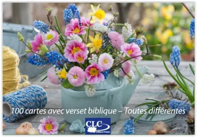 Lot 100 cartes - Jardins