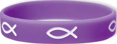 Bracelet silicone ICHTUS Lila