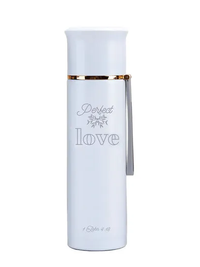 Bouteille thermos Perfect Love - white