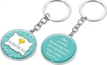 Porte-clés Précieux pour Dieu