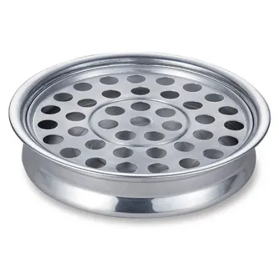 Plateau sainte cène 40 verres alu poli argent