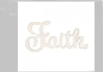 Décoration bois DIY FAITH à décorer