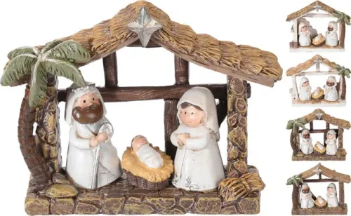 Crèche de Noël résine