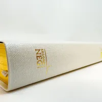 Bible NEG gros caractère souple toilée blanche