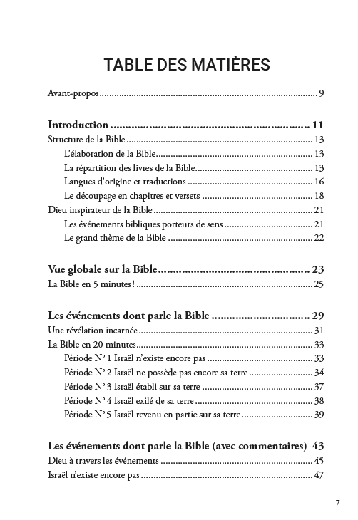 Bible, La - toute une histoire