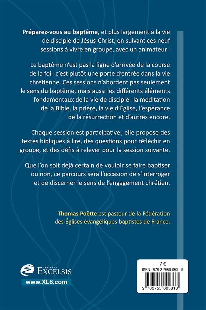 Préparation au baptême - Pour poser les fondements d’une vie de disciple du Christ