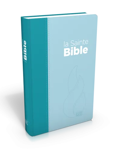 Bible NEG souple duo bleu textile