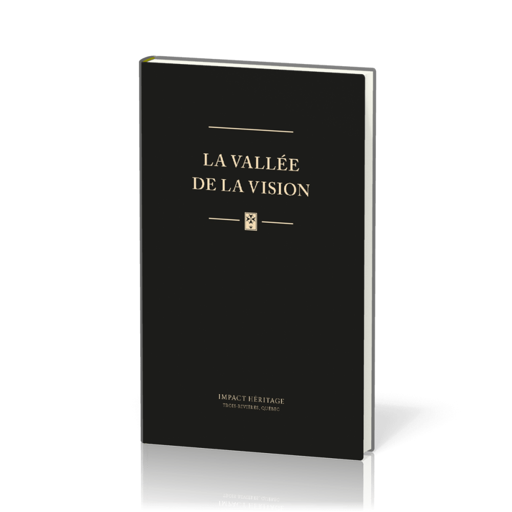 Vallée de la vision, La (relié, cuir noir or)