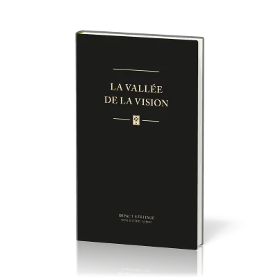 Vallée de la vision, La (relié, cuir noir or)