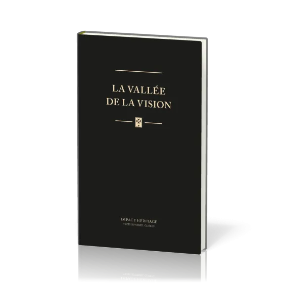 Vallée de la vision, La (relié, cuir noir or)
