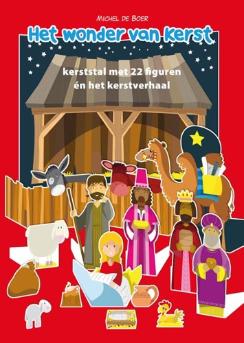 Het wonder van kerst - kerststal met 22 figuren en het kerstverhaal