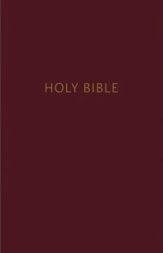 NKJV pew Bible burgundy hardcover