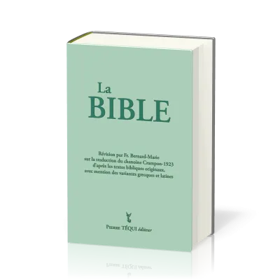 La Bible version Crampon 1923-2023 rigide verte