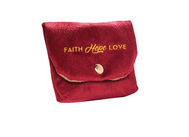 Porte monnaie Faith Hope Love