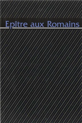 Epître aux romains gros caractères