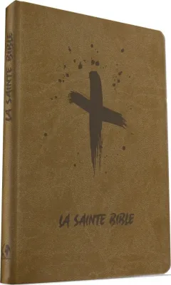 Bible Esaïe 55 souple Beige motif croix