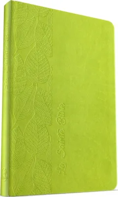 Bible Esaïe 55 souple Vert motif feuilles
