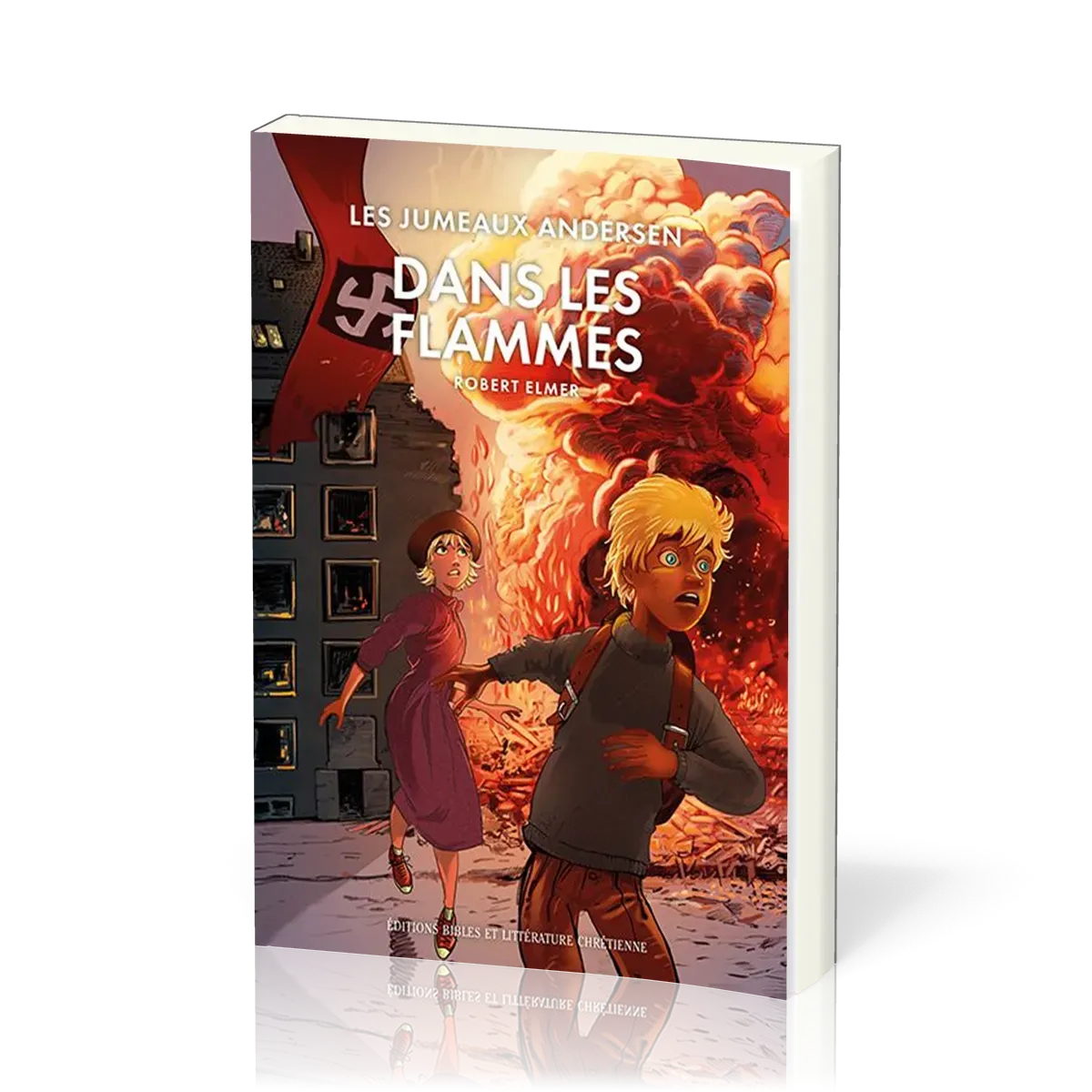 Dans les flammes