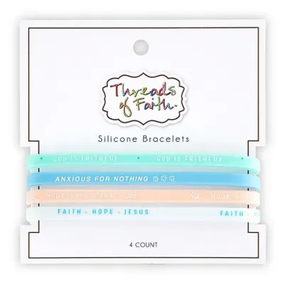 Bracelets silicone God is faithful - Faith Hope Jesus (4)