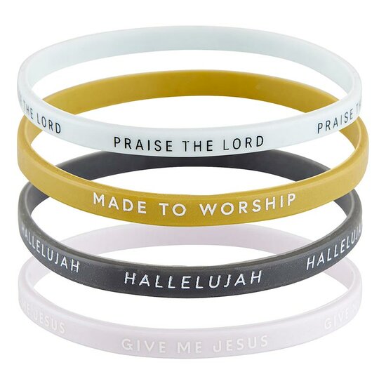 Bracelets silicone Praise the Lord (4)