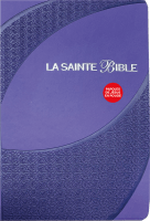 Bible Segond 1910 famille souple violet argent onglets - Paroles de Jésus en rouge