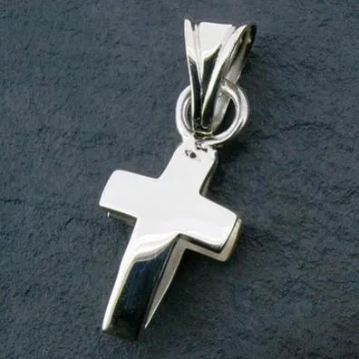 Pendentif Croix relief argent 925