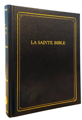 Bible Segond 1910 mini rigide noir onglets