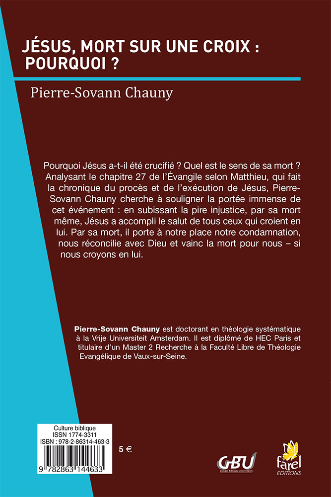 Jésus, mort sur une croix : pourquoi ?