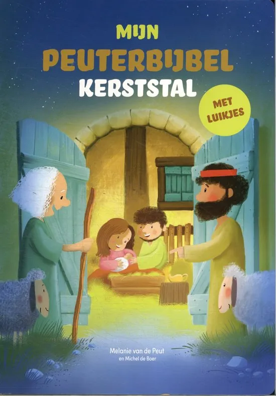 Mijn Peuterbijbel kerststal met luikjes